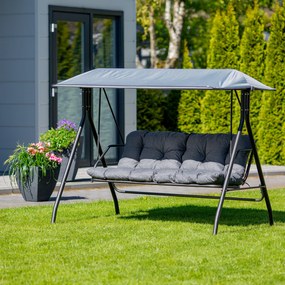 Huśtawka ogrodowa Marbella Black Edition H024-07IB PATIO