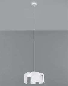 Lampa wisząca TULIP biała SOLLUX  LIGHTING