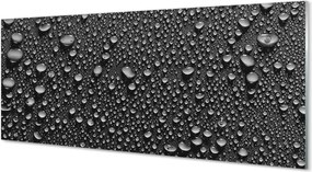 Szklany Panel Kryształowe Krople Wody