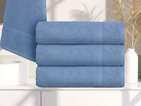 1x Ręcznik kąpielowy CLARYSSE ELEGANCE 70x140 cm + 1x ręcznik CLARYSSE 60x110 cm 100% bawełna, niebieska