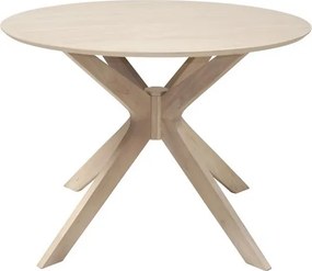 Designerski stół fornirowany z okrągłym blatem Duncan