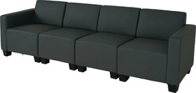 4-osobowa sofa Moncalieri,  ciemnoszara