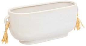 Ceramiczna doniczka z ozdobnymi chwostami, 30 cm