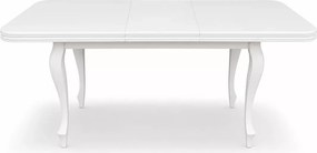 Stół Viktor 160x90 / 200x100 cm rozkładany – stół w stylu ludwikowskim z nogami bukowymi i blatem z okleiny naturalnej