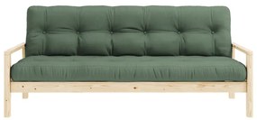 Zielona rozkładana sofa 205 cm Knob – Karup Design