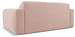 Różowa sofa z materiału bouclé 170 cm Molino – Micadoni Home