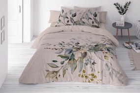 Pościel z mieszanki bawełny i lnu Wiązanka, 160 x 200 cm, 2 szt. 70 x 80 cm