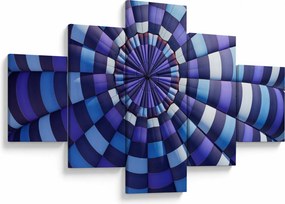 Obraz struktury latającego balonu (125x70 cm)
