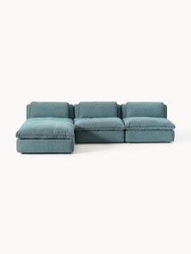 Sofa modułowa z pufem Felix (lewa/prawa)