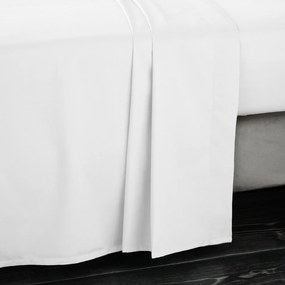 Białe prześcieradło z satyny bawełnianej 230x260 cm Cotton Sateen – Bianca