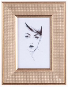 Złota ramka na zdjęcie, 17,5 x 22,5 cm