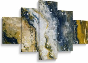 Obraz - Złota abstrakcja (125x70 cm)