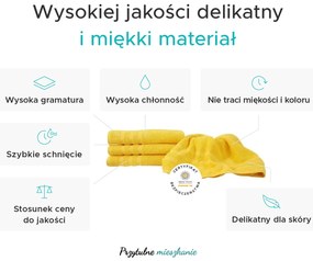 Ręcznik LINEA 50x100 cm zielony, 100% bawełna
