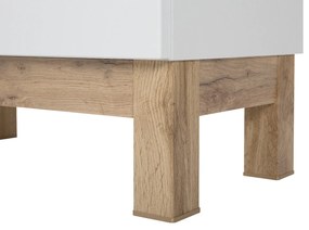 Szafka pod umywalkę BALI 824 50 cm biała COMAD
