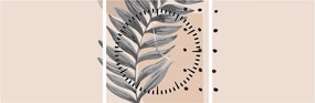 Obraz - Arkusz ilustracyjny N⁰2 (z zegarem) (90x30 cm)