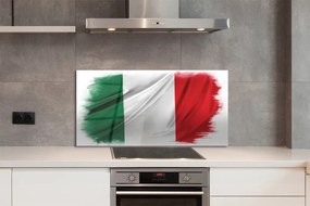 Panel szklany do Kuchni Narodowa Flaga Włoch
