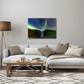 Obraz - Zorza polarna na Islandii (70x50 cm)