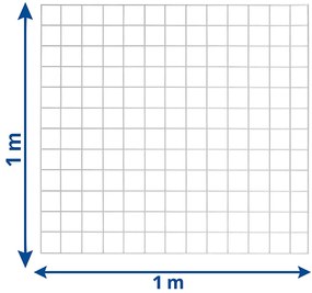 Siatka gabionowa 1×1 m, drut 3 mm, oczka 5×5 cm, opakowanie 4 szt.