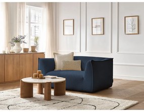 Ciemnoniebieska sofa z materiału bouclé 170 cm Giorgia – Bobochic Paris