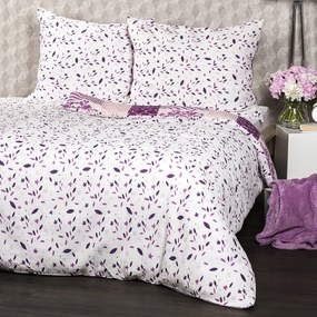4Home Pościel z kory Patchwork violet, 140 x 220 cm, 70 x 90 cm