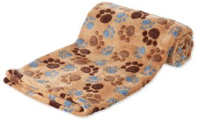 Beżowy polarowy koc dla psów 100x70 cm Trixie Laslo – Plaček Pet Products
