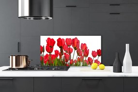 Panel nad blat kuchenny Pastelowy Ogród Na Szkle