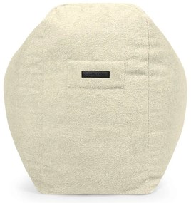 Jasnoszary worek do siedzenia z materiału bouclé Snug Long 140 – SLOWDOWN