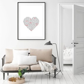 Plakat - Love Heart (A4)