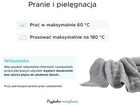 Dziecięcy ręcznik LINEA 30x50 cm szary, 100% bawełna