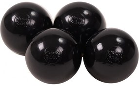 Plastikowe piłeczki do suchego basenu 7cm, 50 szt, czarne - meowbaby®