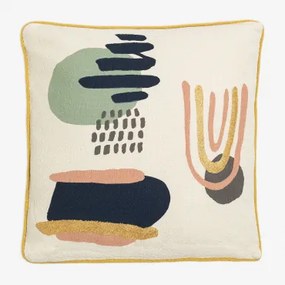 Kwadratowa Poduszka 45x45 Cm Z Bawełny Galvin Multicolour Classic - Sklum