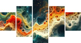 Obraz - Nowoczesna abstrakcja (125x70 cm)