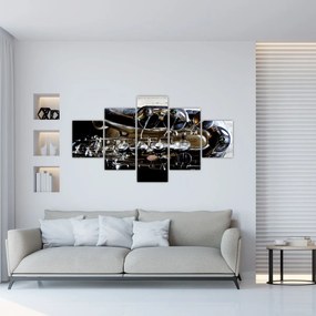 Obraz - Saksofon (125x70 cm)