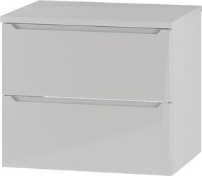 Biały Zestaw do Łazienki 60cm Szafka z Blatem Etna