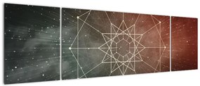 Obraz - Kosmiczny Dodekagram (170x50 cm)