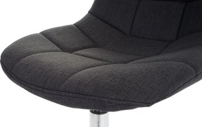 Krzesło do jadalni MCW-A60 (zestaw 6 sztuk),  ciemnoszara tkanina