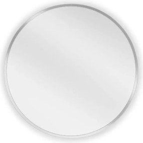 Mexen Loft lustro łazienkowe okragłe 40 cm, rama inox - 9850-040-040-000-10