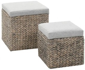 Zestaw dwóch otwieranych puf F2-L22