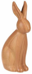 Dekoracja z żywicy poliestrowa Zając, dużafigurka, 12 x 7 x 21 cm