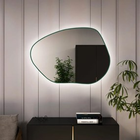 Lustro łazienkowe PALETTA LED 70x50 cm kolor ramki do wyboru BALTICA DESIGN