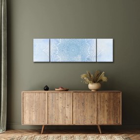 Obraz - Zimowa mandala (170x50 cm)