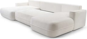 Narożnik FUEGO XL wolnostojący układ U z funkcją spania w tkaninie Bubble 01 DomoHome