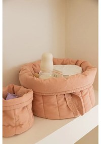Jasnoróżowe tekstylne pojemniki dziecięce zestaw 2 szt. ø 30x20 cm Bambie Vintage Nude – Lorena Canals