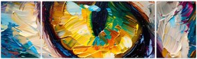 Obraz - Malowanie kocim okiem (170x50 cm)