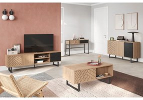 Stolik w dekorze dębu 55x110 cm Madona – Marckeric