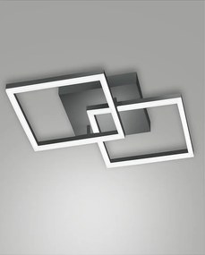 BARD nowoczesna lampa sufitowa LED 39W antracytowa 3394-29-282 Fabas Luce