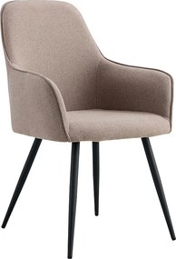 Zestaw 2 Krzeseł Harbo 1, Beżowy, 65x57x87 cm, Kendra Home