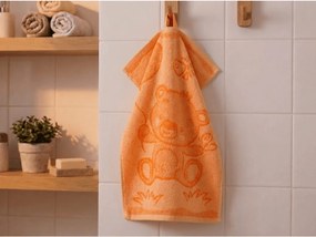 Ręcznik dziecięcy BEBE miś pomarańczowy 30x50 cm
