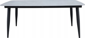 Stół ogrodowy aluminiowy 180x90 cm ze spiekiem kamiennym - solidny i trwały