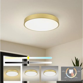 Brilagi - LED oprawa sufitowa POOL LED/60W/230V 3000/4500/6000K śr. 60 cm złota